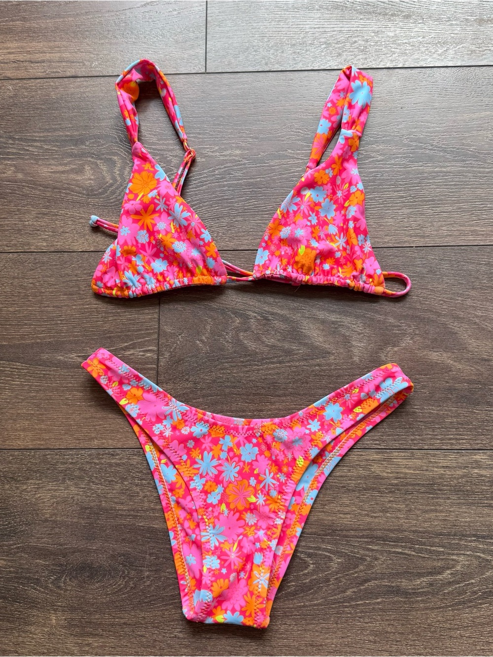 Kulani Kinis Pink Floral Bikini Set